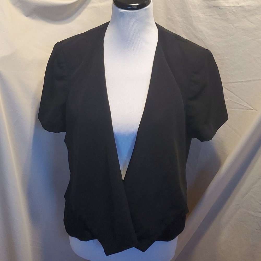 Karl Lagerfeld Bolero Cut Waterfall Jacket SZ SM